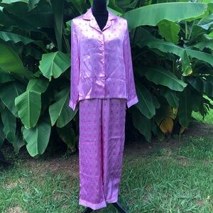 Gilligan O’Malley Pajama Set Pink with Red & White Hearts